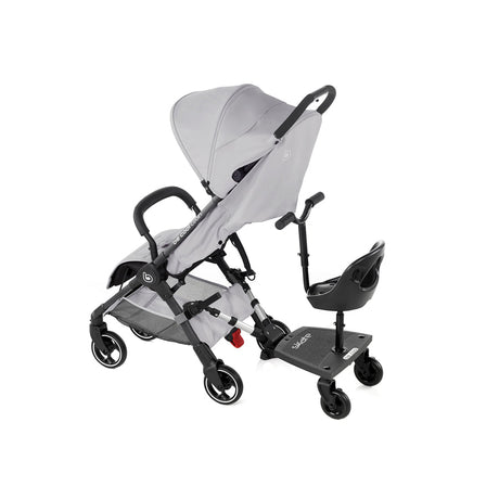 Be Cool Skate Universal Buggy Platform + Seat Unit – Seated or Standing Ride-On Board for Second Child