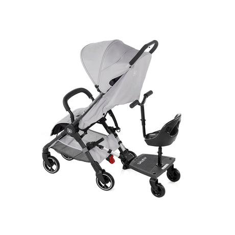 Be Cool Skate Universal Buggy Platform + Seat Unit – Seated or Standing Ride-On Board for Second Child