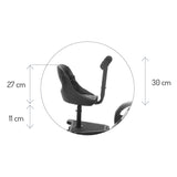 Be Cool Skate Universal Buggy Platform + Seat Unit – Seated or Standing Ride-On Board for Second Child