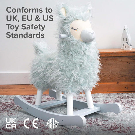 Little Bird Told Me Rio Rocking Llama Ride on Toy