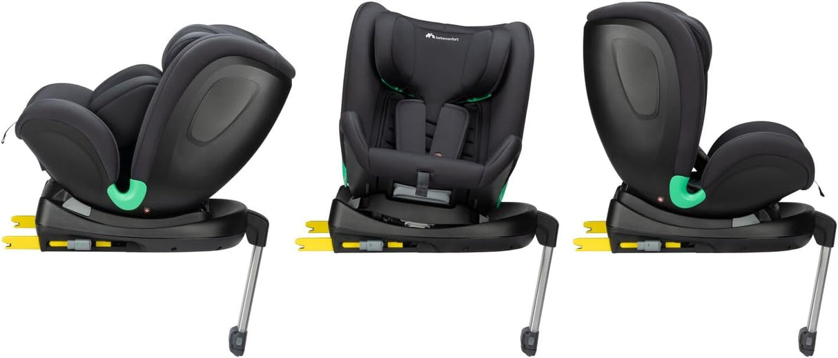 Bebe Confort Atlas 360 Swivel Car Seat, 0-12 years, Jet Black
