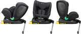 Bebe Confort Atlas 360 Swivel Car Seat, 0-12 years, Jet Black