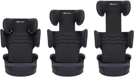Bebe Confort Hera i-Fix Foldable Car Seat, 100-150 cm 3.5-12 Years, Jet Black