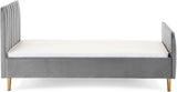 OBaby Gatsby Velvet Single Bed, Grey