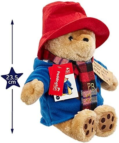 Rainbow Designs Large Commemorative Paddington Bear Teddy with Scarf, 23.5 cm