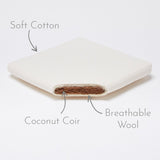 Little Green Sheep Natural Carrycot Mattress