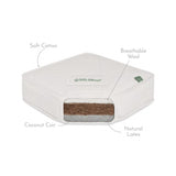 Little Green Sheep Twist Natural Cot Bed Mattress 140 x 70cm