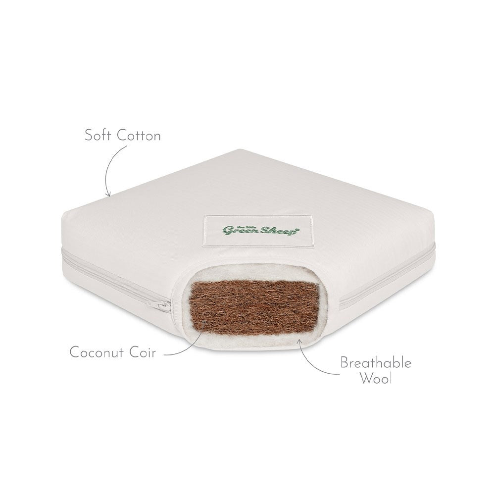 Little Green Sheep Organic Cot Bed Mattress 140 x 70 cm