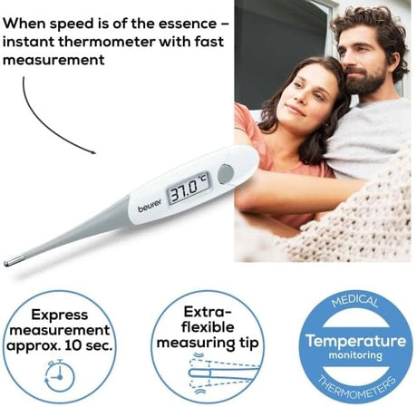 Beurer FT15/1 Digital Instant Thermometer with Flexible Tip