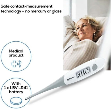 Beurer FT15/1 Digital Instant Thermometer with Flexible Tip