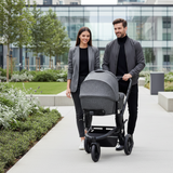 Jané Trider Travel System Bundle with Transporter Plus & Koos R1 i-Size Car Seat, Black