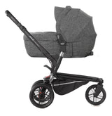 Jané Trider Travel System Bundle with Transporter Plus & Koos R1 i-Size Car Seat, Black