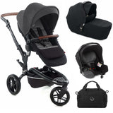 Jané Trider + Transporter Plus Carrycot, Cold Black