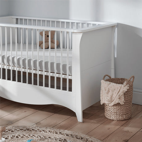 CuddleCo Clara Cot Bed, White
