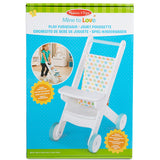 Melissa & Doug Mine To Love - Wooden Play Dolls Stroller