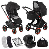 Jane Crosslight Pro Carbon 3in1 + Kombibaby Lie-Flat & Reclining car seat