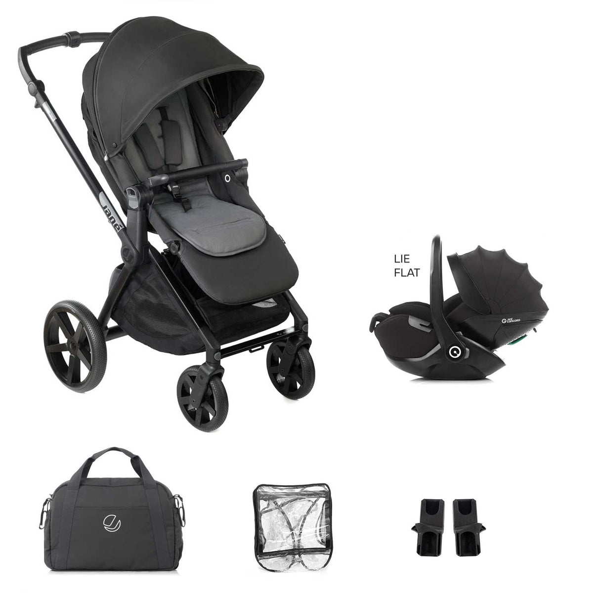 Jane Muum-4 Kombibaby 360 Lie-Flat Car Seat Travel System