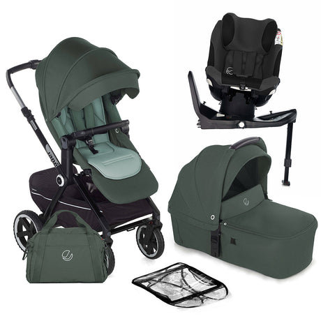 Jane Crosslight-3 Trio Fix with iKonic-2 Birth-4 Year Swivel Car Seat Bundle