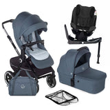Jane Crosslight-3 Trio Fix with iKonic-2 Birth-4 Year Swivel Car Seat Bundle