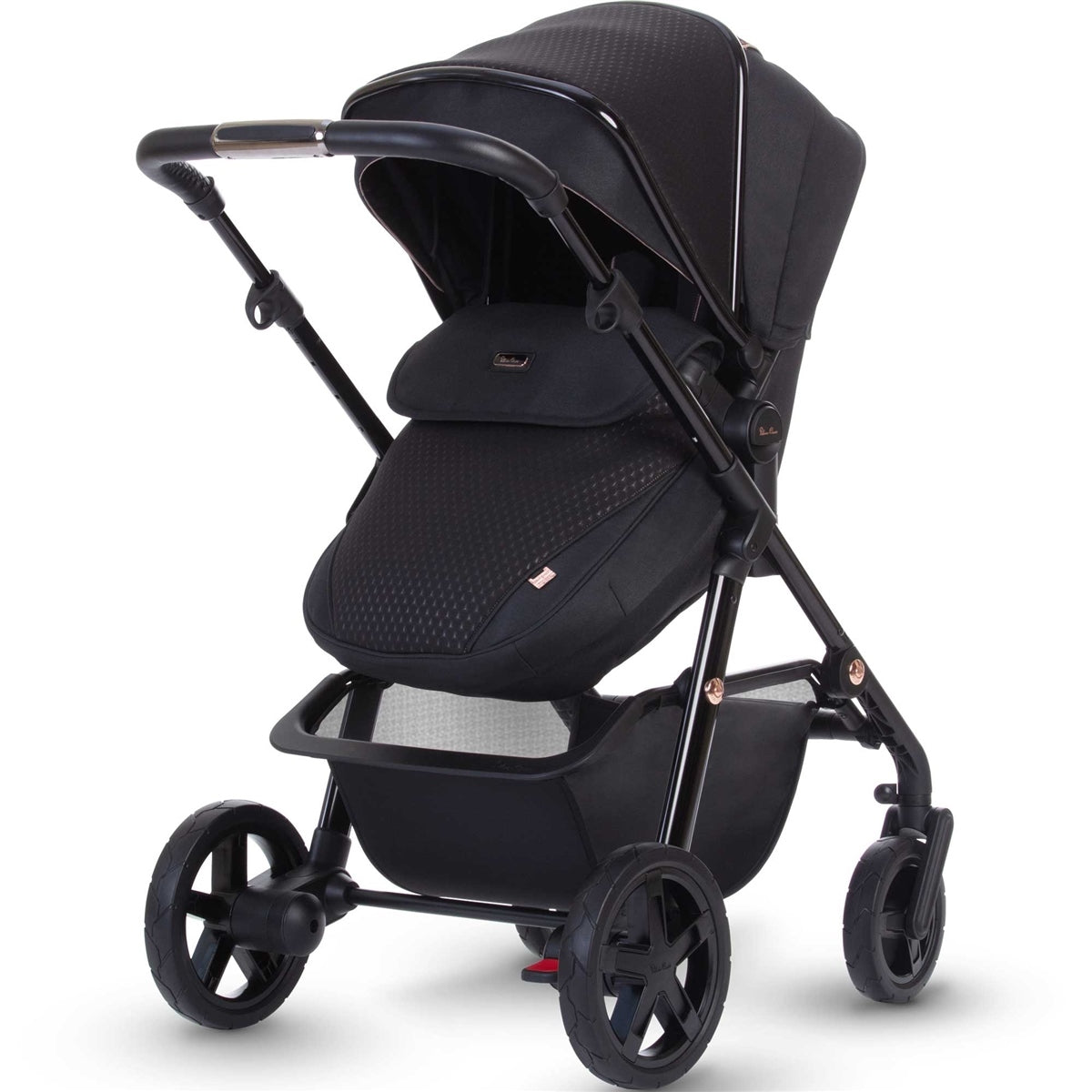 Rose Gold Silver Cross Pioneer Children's Pram Rose Gold