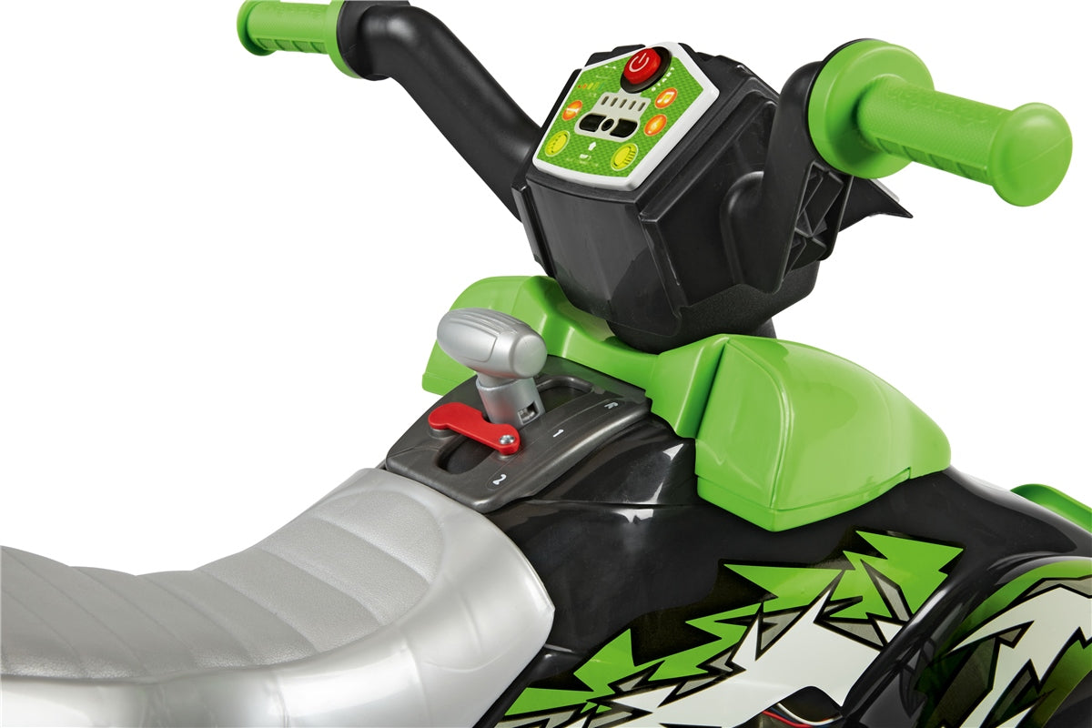 Peg Perego Corral T-Rex 330W 12 Volt Electric Quad, 3+ years, Green