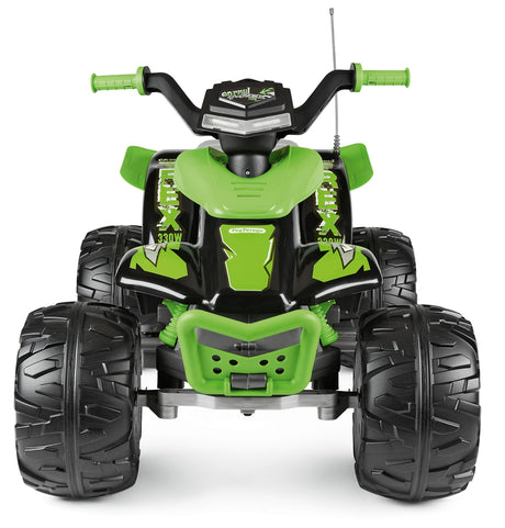 Peg Perego Corral T-Rex 330W 12 Volt Electric Quad, 3+ years, Green