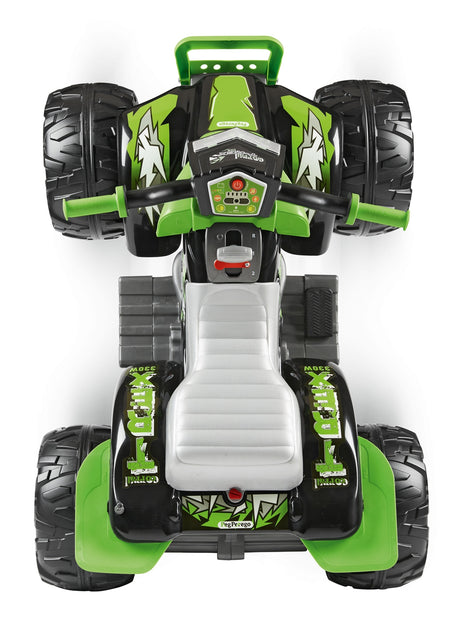 Peg Perego Corral T-Rex 330W 12 Volt Electric Quad, 3+ years, Green