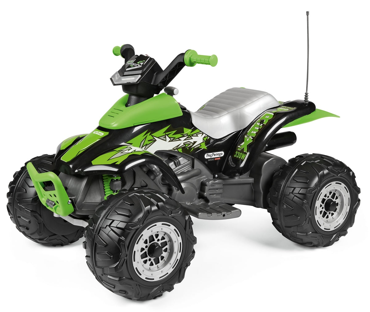 Peg Perego Corral T-Rex 330W 12 Volt Electric Quad, 3+ years, Green