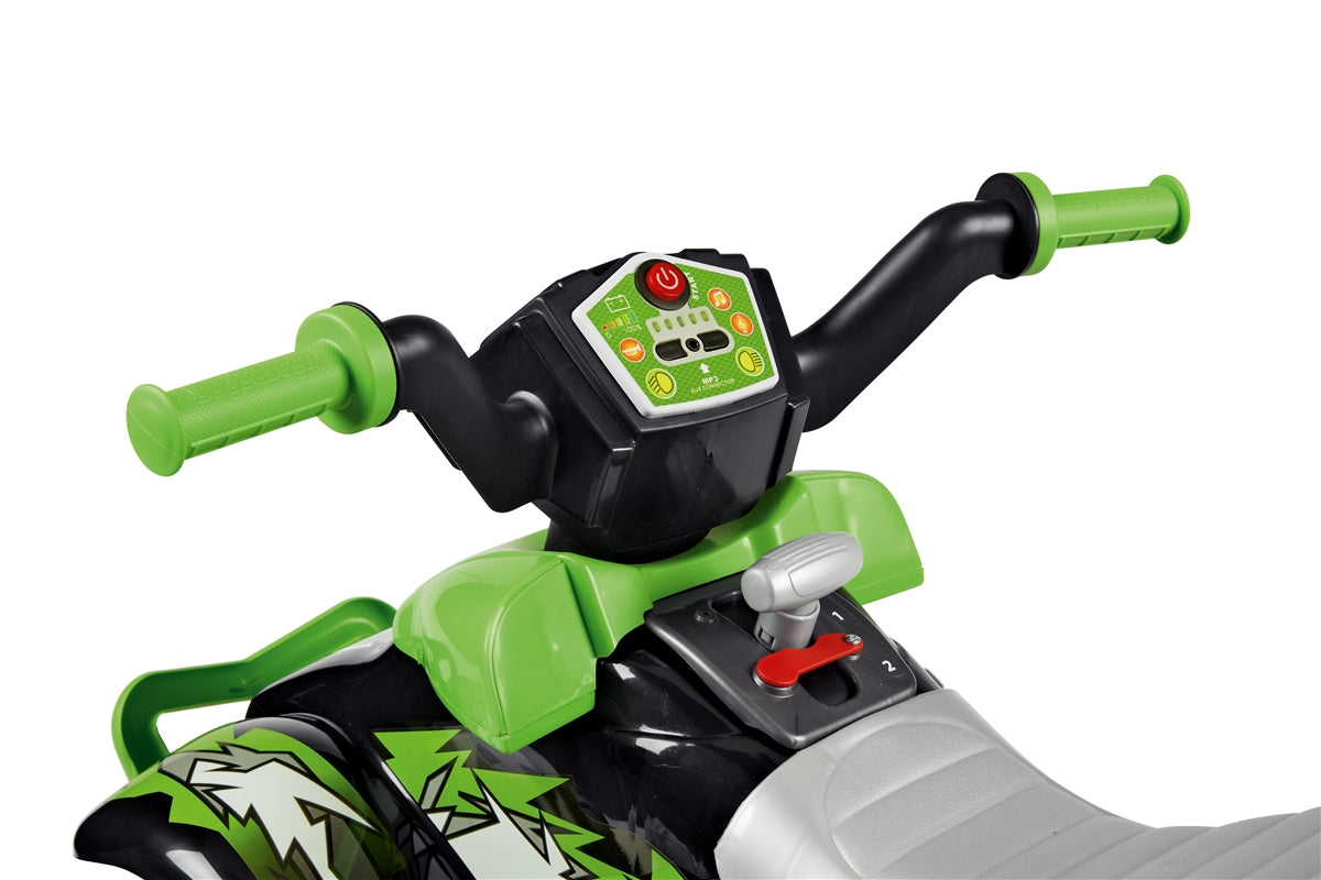 Peg Perego Corral T-Rex 330W 12 Volt Electric Quad, 3+ years, Green