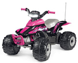 Peg Perego Corral T-Rex 330W 12 Volt Electric Quad, 3+ years, Pink