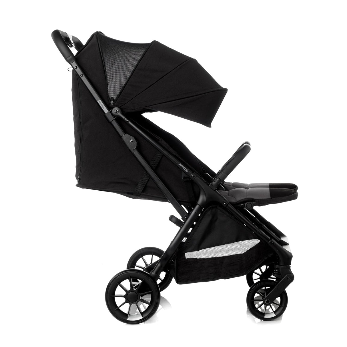 Twinside Twin Stroller + 1 Smart Carrycot, Coal