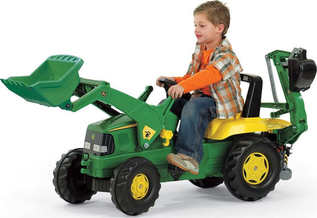Rolly Toys rollyJunior John Deere Tractor with Loader & Backhoe