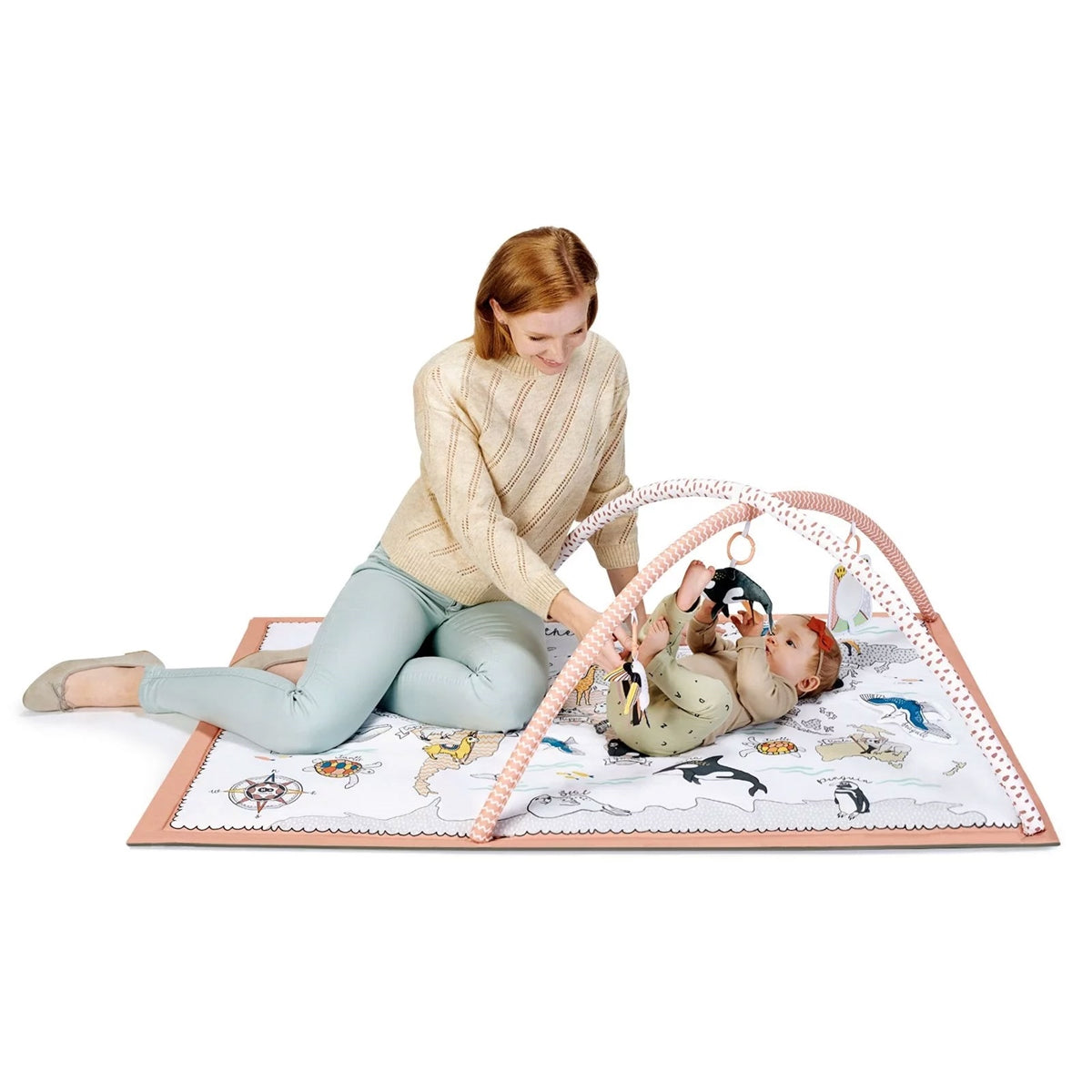 Kinderkraft Tippy 3in1 Educational Playmat & Teepee