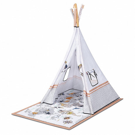 Kinderkraft Tippy 3in1 Educational Playmat & Teepee