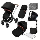 Ickle Bubba Stomp V4 All-in-One Travel System with Mercury iSize car Seat & Isofix Base