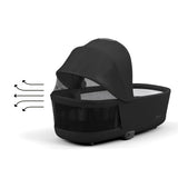 Cybex Priam Pram & Pushchair, Sepia Black on Rose Gold