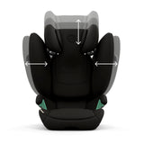 Cybex Solution G2 Foldable Car Seat, Magic Black