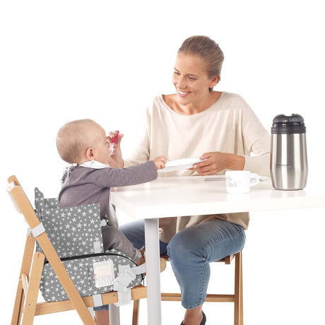 Jane Avant Travel Highchair with Storage, Dim Grey