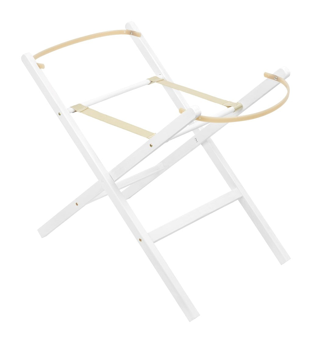 Clair De Lune Folding Wooden Moses Basket Stand