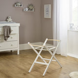Clair De Lune Folding Wooden Moses Basket Stand