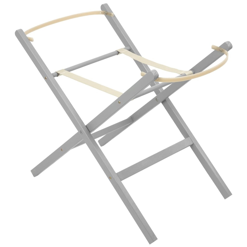 Clair De Lune Folding Wooden Moses Basket Stand