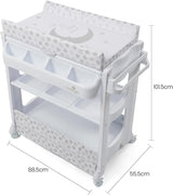 Smart Changer with Bath Unit with Clever and Convenient Storage