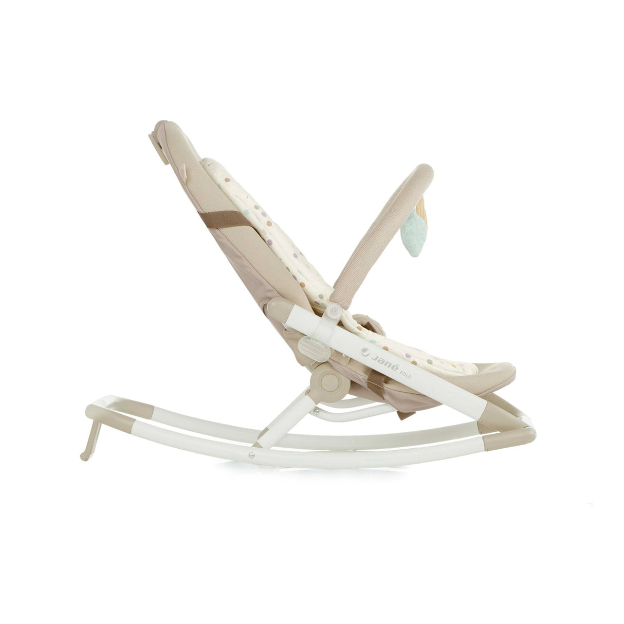 Jane Fold Hammock Baby Rocker with Toy Arch & Reversible Newborn Cushion, Star
