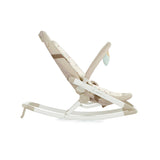 Fold Hammock Baby Rocker with Toy Arch & Reversible Newborn Cushion, Sesame