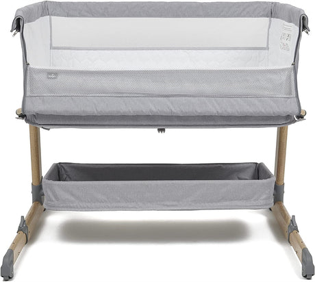 BabyLo Cozi Sleeper² inc Storage Shelf, Mattress and in Wood Effect