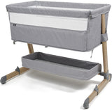 BabyLo Cozi Sleeper² inc Storage Shelf, Mattress and in Wood Effect