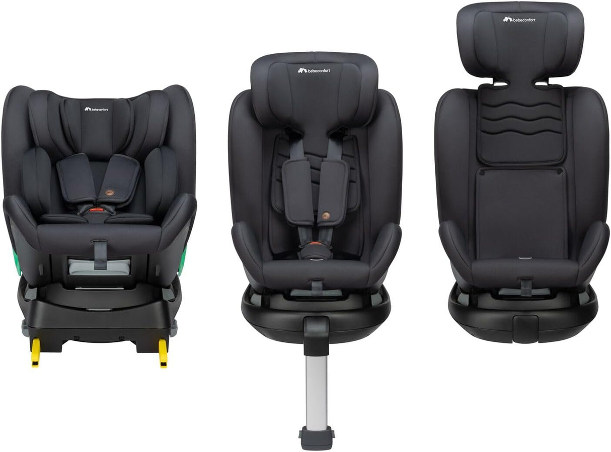Bebe Confort Atlas 360 Swivel Car Seat, 0-12 years, Jet Black