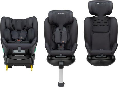 Bebe Confort Atlas 360 Swivel Car Seat, 0-12 years, Jet Black