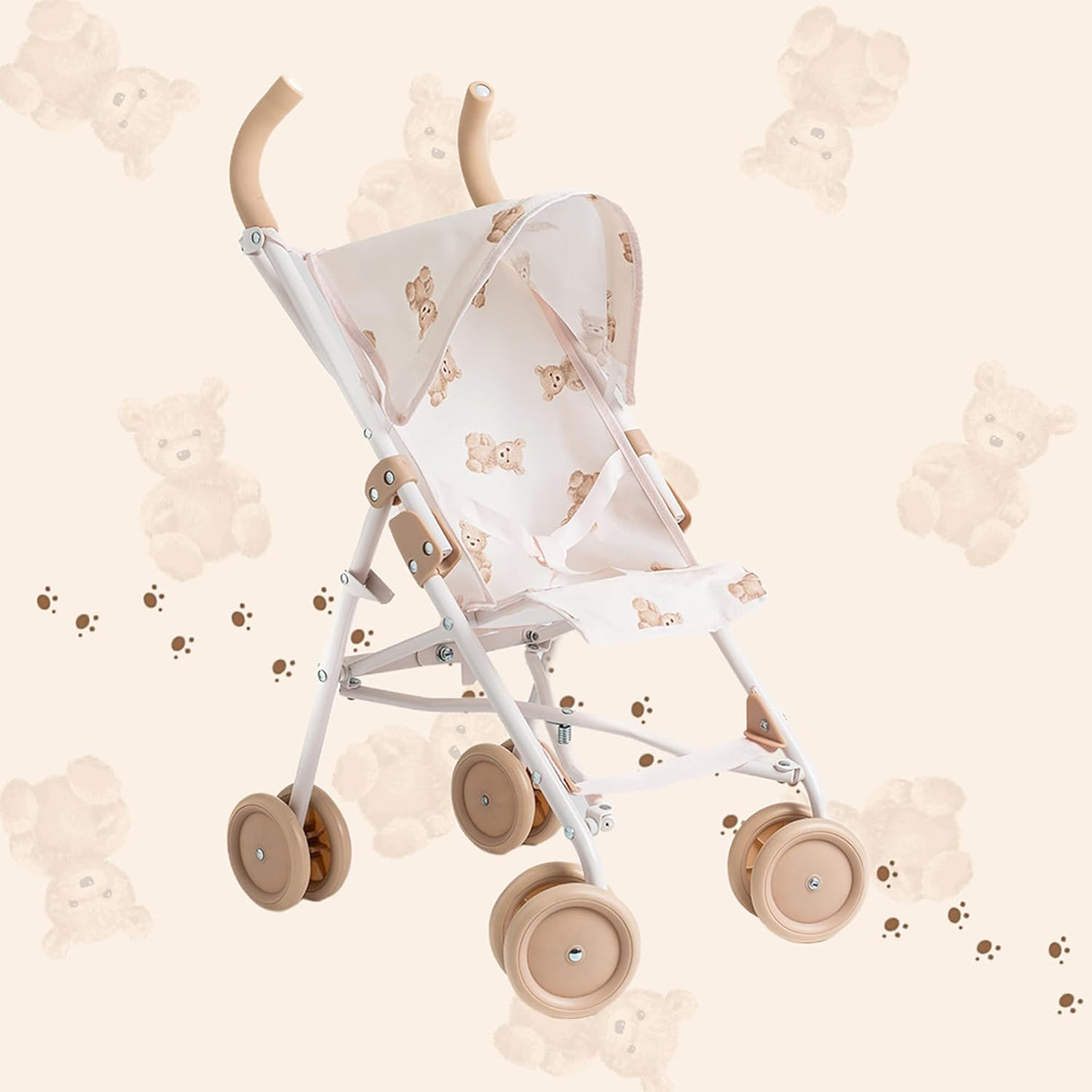 Roma Teddy Dolls XL Umbrella Buggy for Dolls Up to 42cm