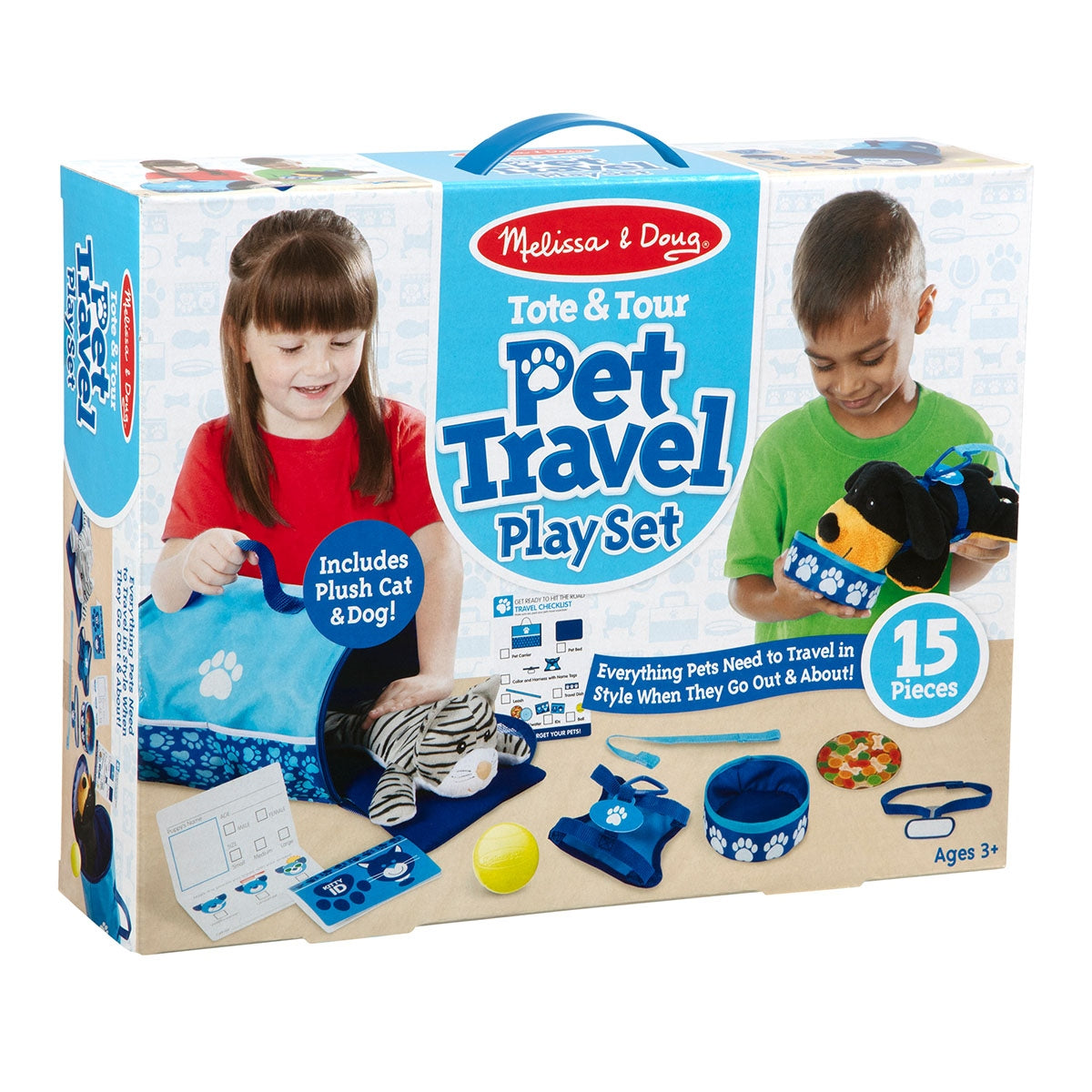 Melissa & Doug Tote & Tour Pet Travel Play Set